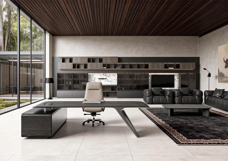 L-muotoinen Executive Desk