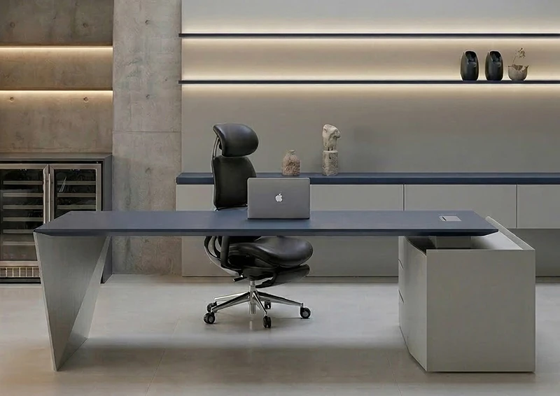 Moderni L-muotoinen Executive Desk